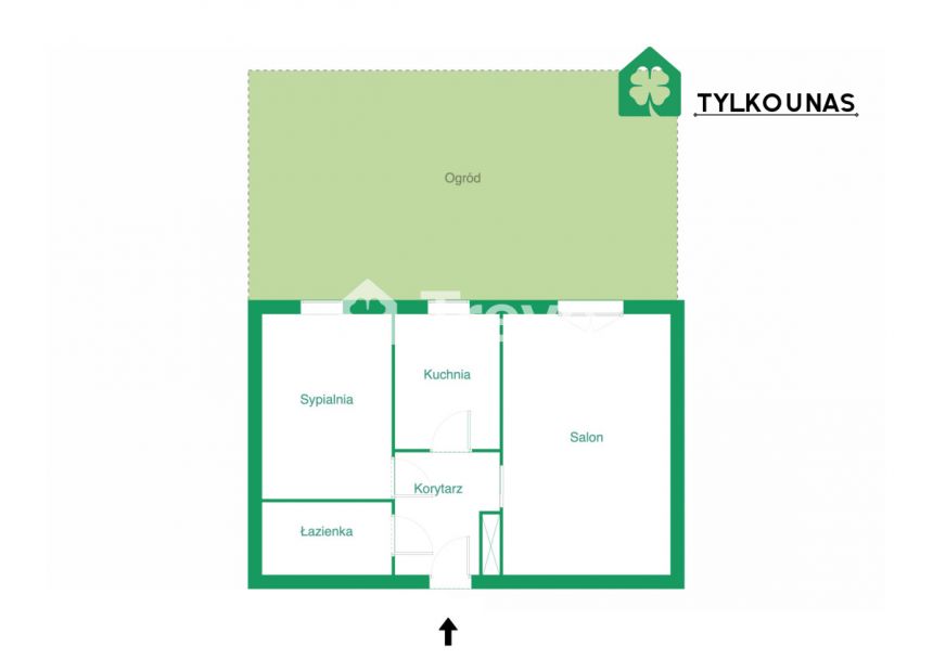 Gdańsk Łostowice, 579 000 zł, 50 m2, parter miniaturka 16