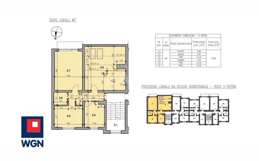 Kwidzyn, 379 000 zł, 74.88 m2, pietro 2 miniaturka 12