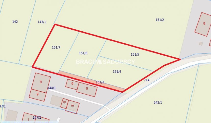 Działka budowlano-usługowa Wezerów, Słomniki miniaturka 2