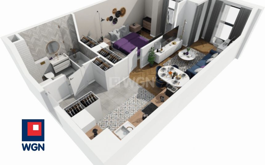Gdańsk Śródmieście, 311 471 zł, 25.26 m2, do wykończenia miniaturka 5