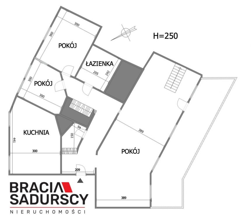 140m2, Grzegórzki,  dwupoziomowe miniaturka 49