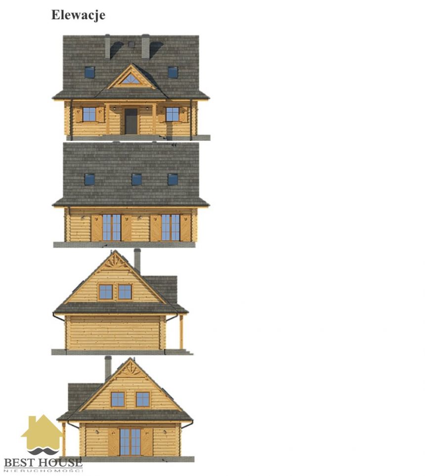 Dom z drewna księżycowego130 m2 sprzedaż Kębło miniaturka 13