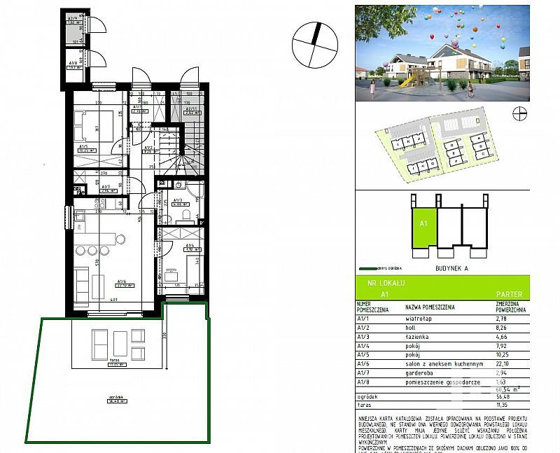 Rzeszów Wilkowyja, 423 719 zł, 60.54 m2, 4 pokojowe miniaturka 6