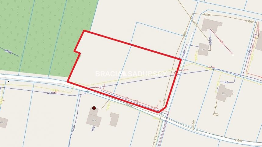 4 działek budowlanych od 11ar do 12,5ar miniaturka 14