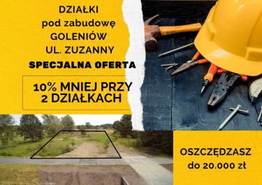 Możliwość zakupu dwóch działek z 10% rabatem!