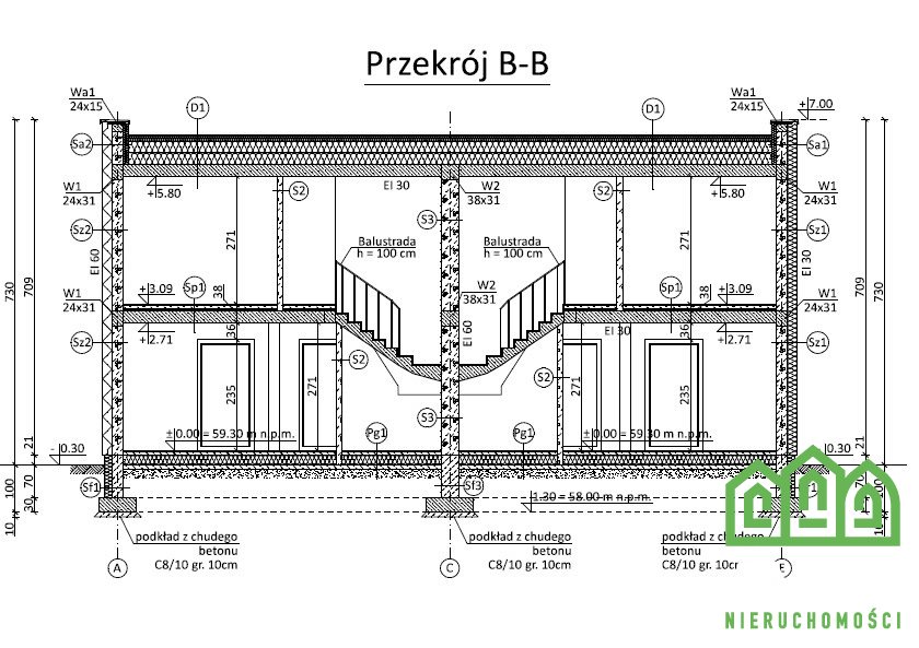 Dom developerski Miedzyń 105/190m2 bliźniak VI.24r miniaturka 4