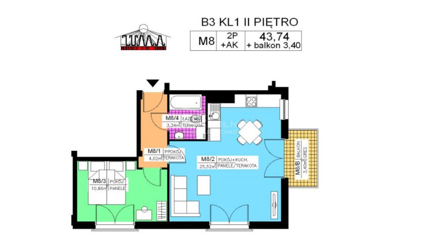 Przy Oś Świętokrzyskim Nowe Deweloperskie od 25 m2 miniaturka 2