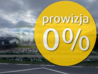 Działka budowlana przy drodze asfaltowej
