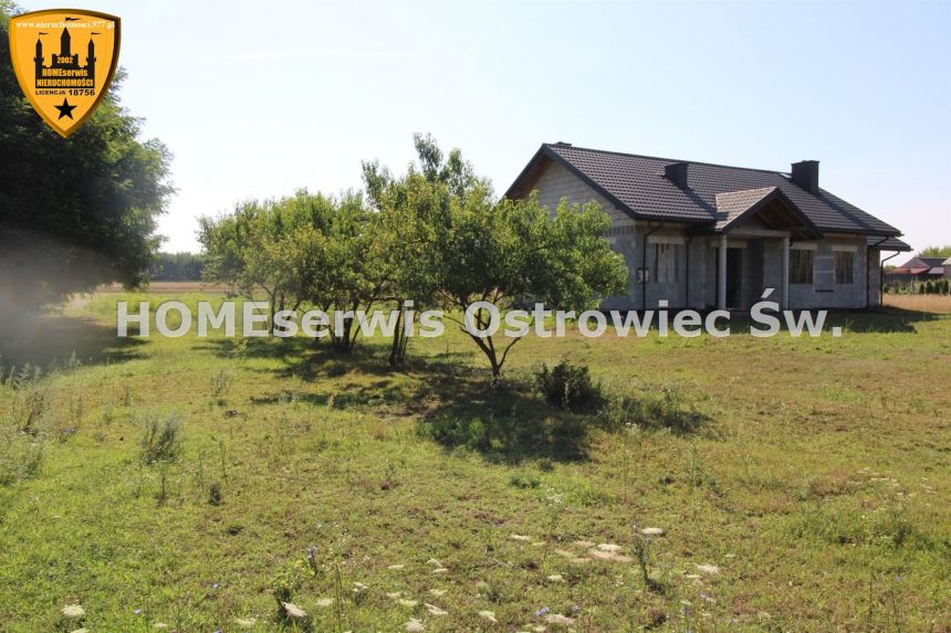 Na sprzedaż dom stan surowy 155m2, działka 5100 m2 - zdjęcie 1