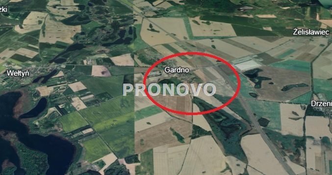 działka budowlana 9000m2 Gardno gm. Gryfino miniaturka 4