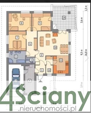 Łęka, 930 000 zł, 123.1 m2, 4 pokoje miniaturka 7