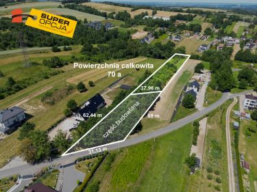 Wola Radziszowska, 379 000 zł, 70 ar, droga dojazdowa asfaltowa