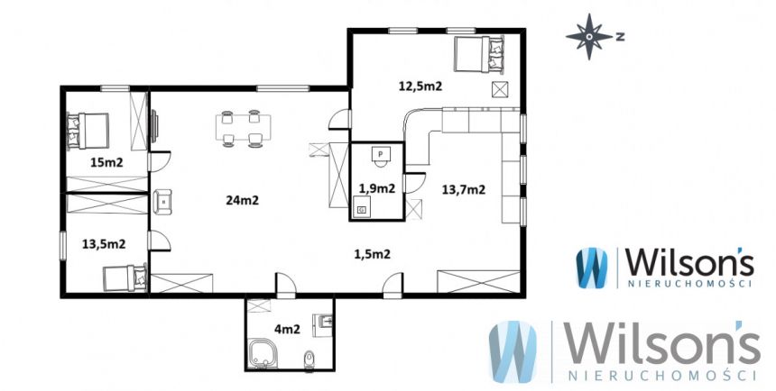 Warszawa Bemowo, 1 390 000 zł, 112.6 m2, M4 miniaturka 18