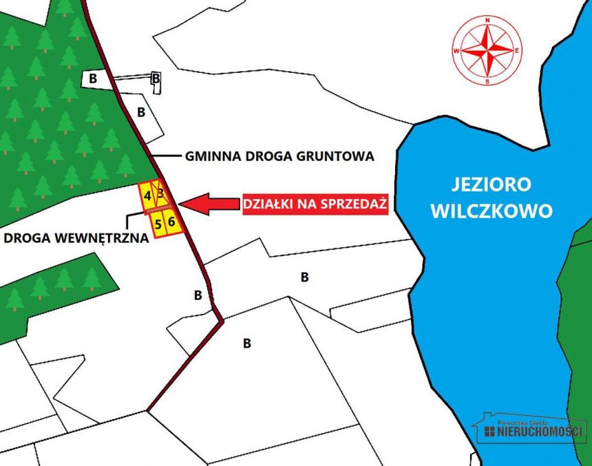 Działki budowlane pod Szczecinkiem, blisko jeziora miniaturka 3