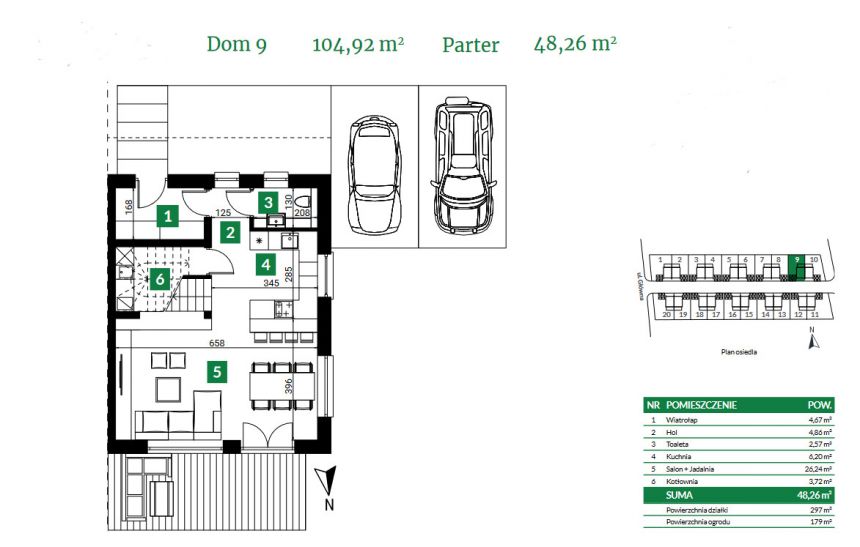 Piękny domek z ogrodem w cichej i spok.okolicy, blisko Wrocławia - Krzyżowice miniaturka 20