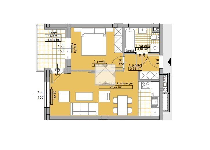 Mieszkanie o pow. 42,52 m2| Nowoczesne osiedle. miniaturka 1