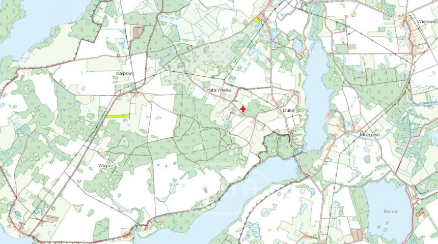Huta Wielka, 179 000 zł, 31.14 ar, droga dojazdowa gruntowa miniaturka 5