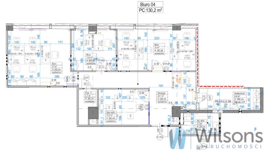 Warszawa Dolny Mokotów, 2 347 euro, 148.42 m2, biuro miniaturka 13