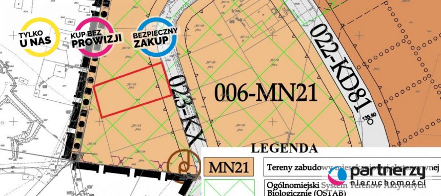 Gdańsk Jasień, 1 300 000 zł, 8.2 ar, przyłącze prądu miniaturka 2
