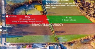 Działka inwestycyjna 82ar.