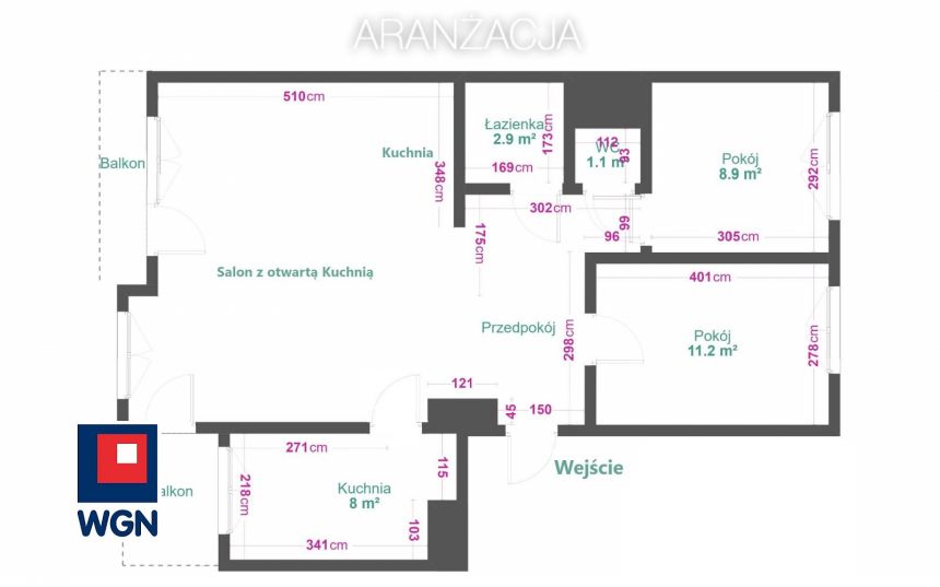 Ruda Śląska Godula, 449 000 zł, 78.94 m2, z loggią miniaturka 13