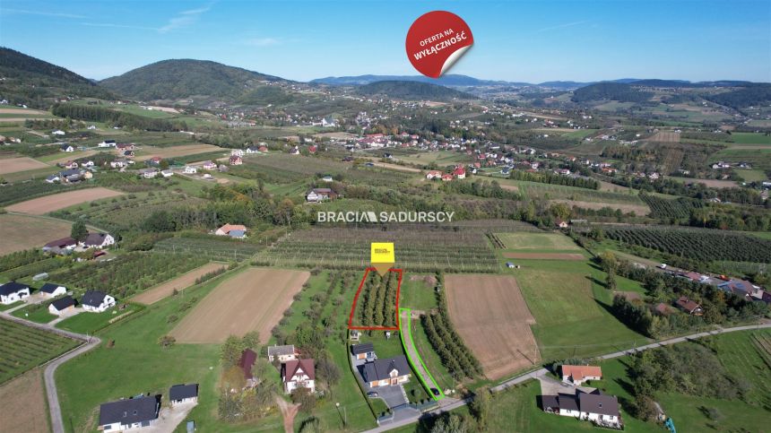 Działka budowlana w Łukowicy k/Limanowej - zdjęcie 1