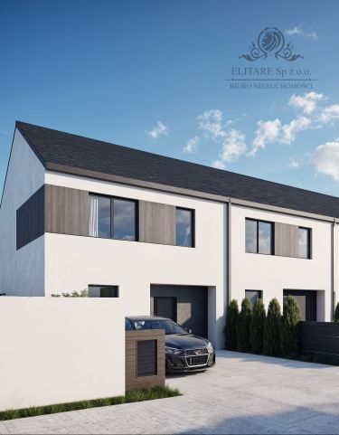 DOM szereg środkowy 102,50m2 z działką 148m2m2, Iwiny Brochów