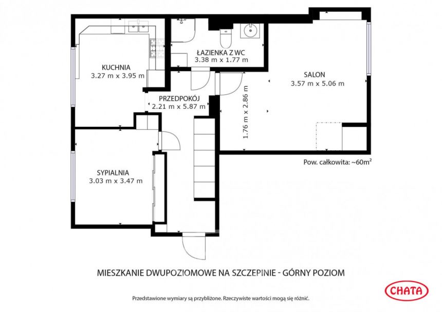 Wrocław Szczepin, 2 600 zł, 60 m2, 2 pokojowe miniaturka 5