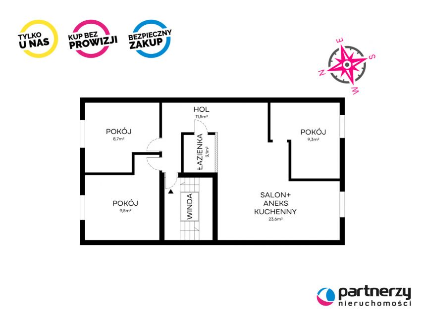 Gdańsk Śródmieście, 1 099 000 zł, 65.7 m2, pietro 4/5 miniaturka 14
