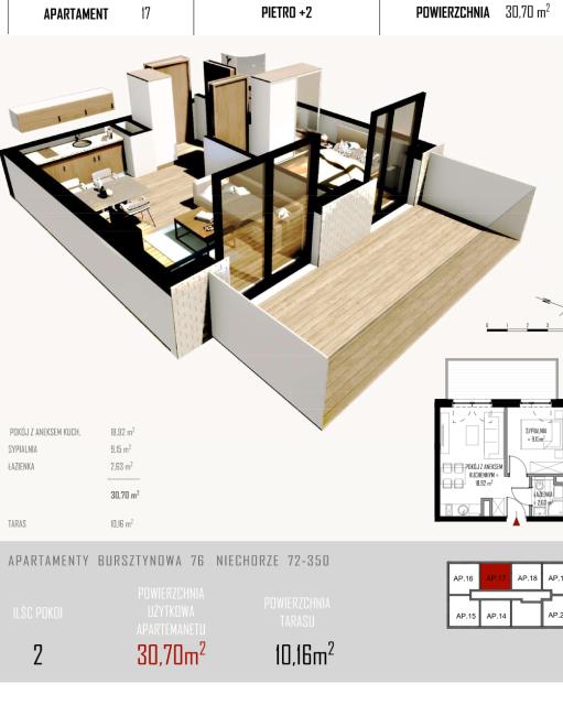 APARTAMENTY W NIECHORZU ( gm. REWAL) miniaturka 13