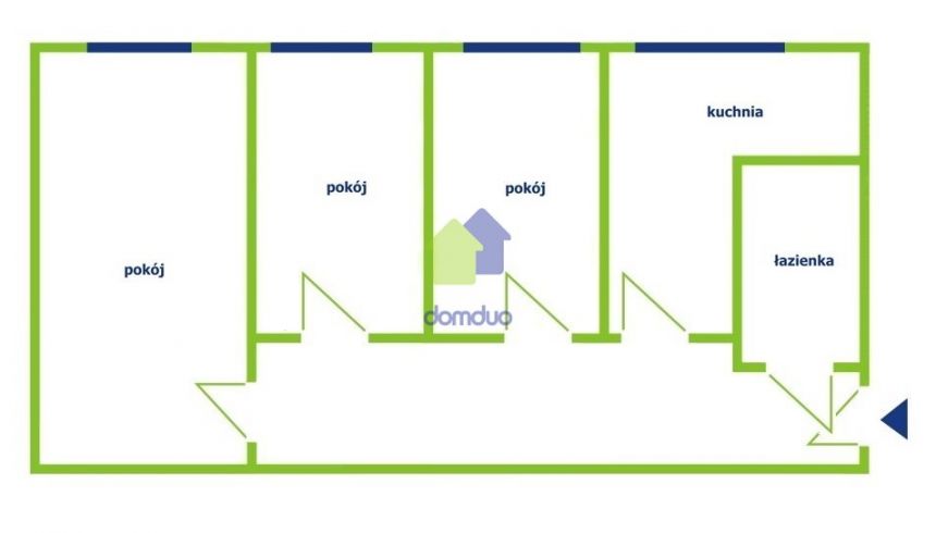 3 niezależne pok, 52 m2, ul. Królewska, Krowodrza - zdjęcie 1