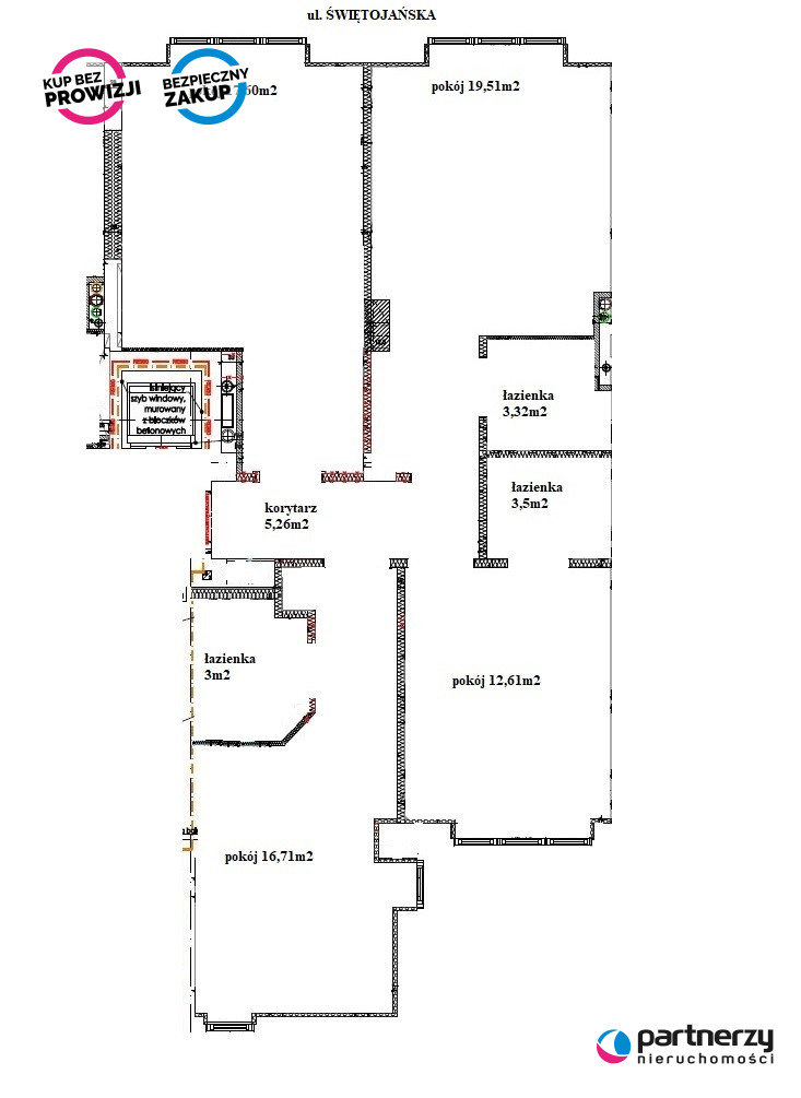 Gdynia Śródmieście, 1 650 000 zł, 85.1 m2, pietro 1 miniaturka 5