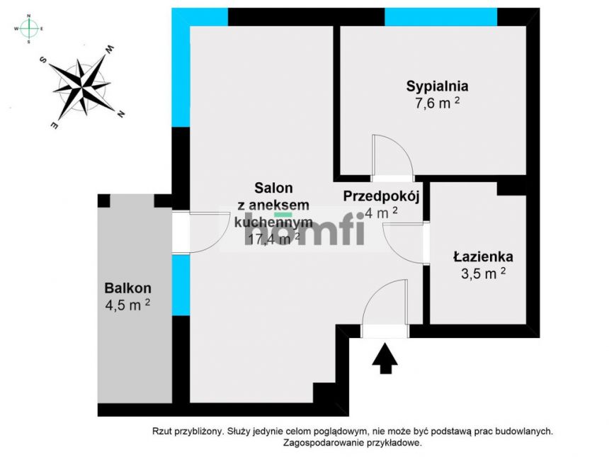 Ustawne mieszkanie na nowym osiedlu miniaturka 6