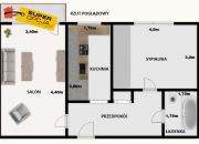 Kraków Podgórze Duchackie, 629 900 zł, 45 m2, M2 miniaturka 5