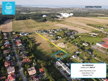 Dębogórze, 330 000 zł, 8.68 ar, przyłącze prądu