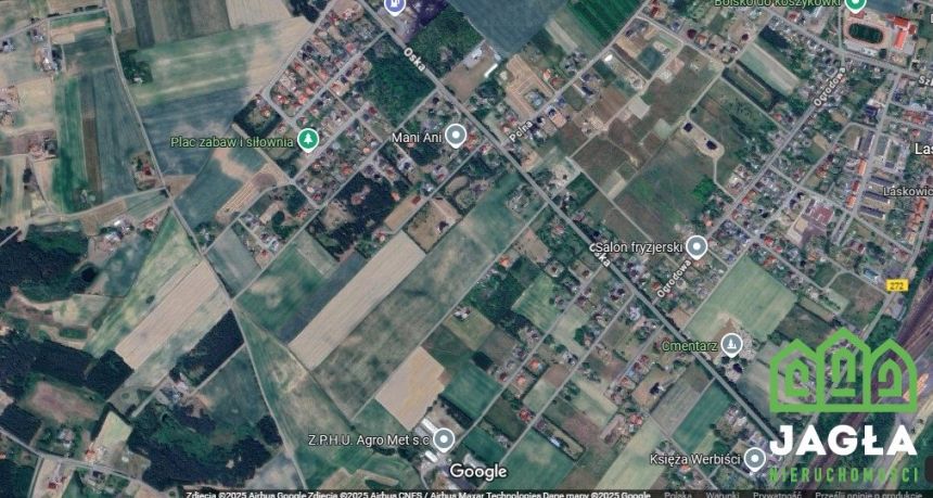 Laskowice dz 1015m2 media-prąd,woda,kanalizacja miniaturka 6