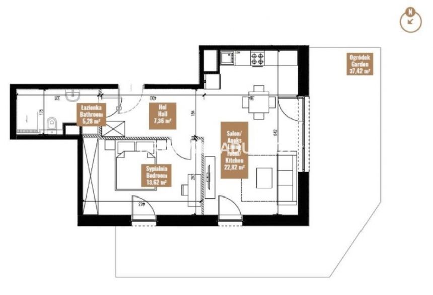 Kraków Zabłocie, 886 766 zł, 49.54 m2, z garażem podziemnym miniaturka 3