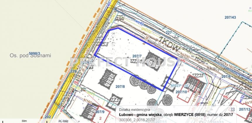 Działka z mediami i MPZP na Os. Akacjowym w lesie miniaturka 10