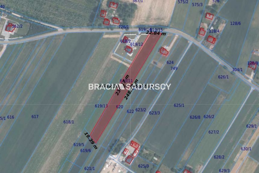 Działka budowlana 4200 m2, Celiny blisko Krakowa miniaturka 14