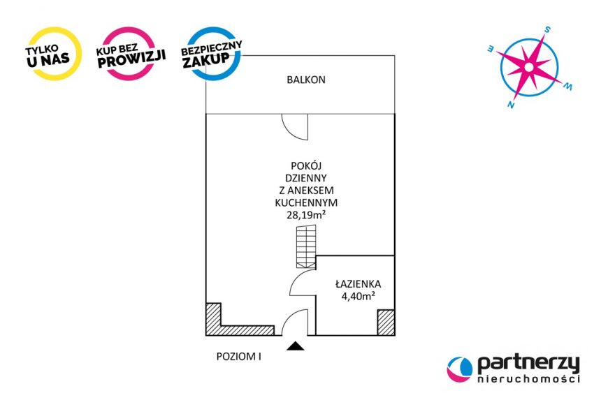 Władysławowo, 434 000 zł, 41.59 m2, pietro 3 miniaturka 7