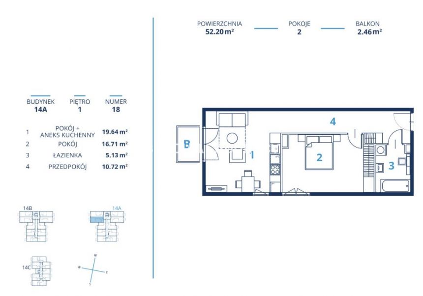 Gotowa inwestycja - metraże od 39 m2, Kraków miniaturka 9