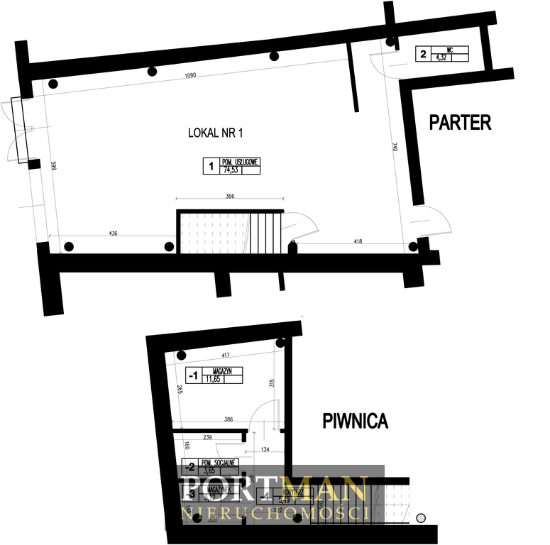 Pareter z witryną w CENTRUM!!! 74 m2 miniaturka 5