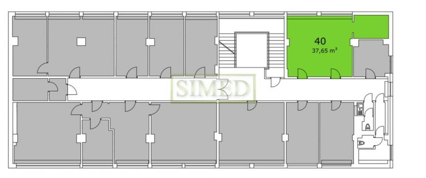 38 m 2 biuro ,dobry dojazd ,parking,dostęp 24h miniaturka 8