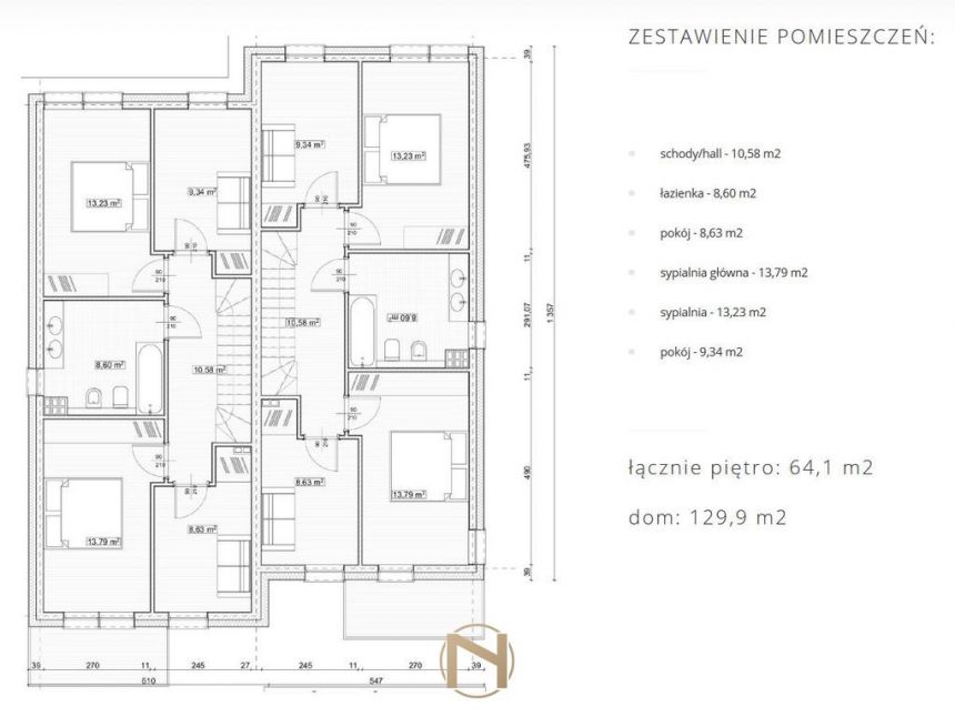 Gorzów Wielkopolski, 589 000 zł, 129.9 m2, z cegły miniaturka 12