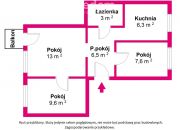 Trzypokojowe mieszkanie w Chojnicach 48m2 miniaturka 12