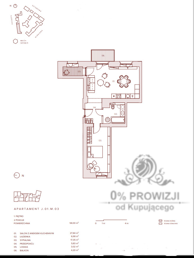 Prestiżowy Apartament w centrum Wrocław Borek miniaturka 19