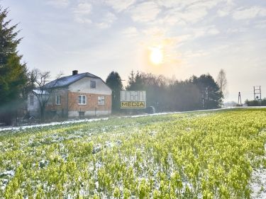 Pomyków Siemień Cicha, zadrzewiona działka z domem