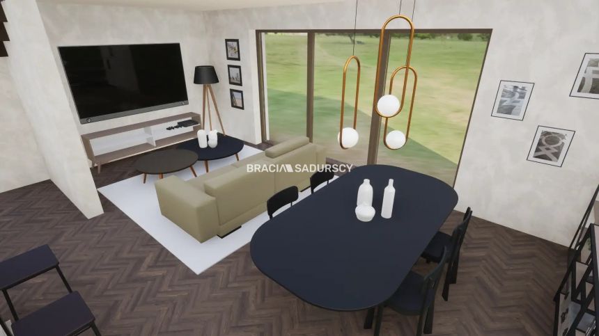 Domy Bliźniaki 131 m2w otulinie lasu Michałowice miniaturka 15