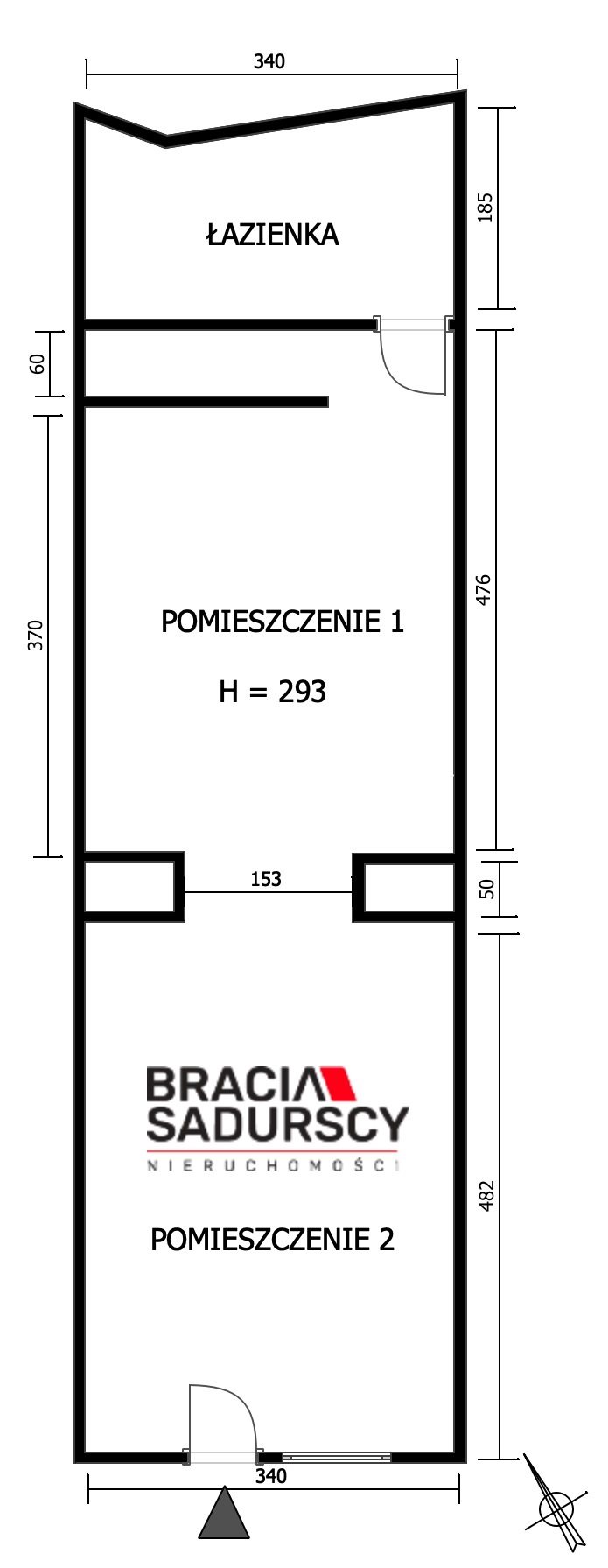 Lokal na Starym Podgórzu, 37,80 m2 miniaturka 9