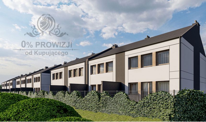 Piękny dom w zabudowie bliźniaczej z garażem i ogrodem miniaturka 4
